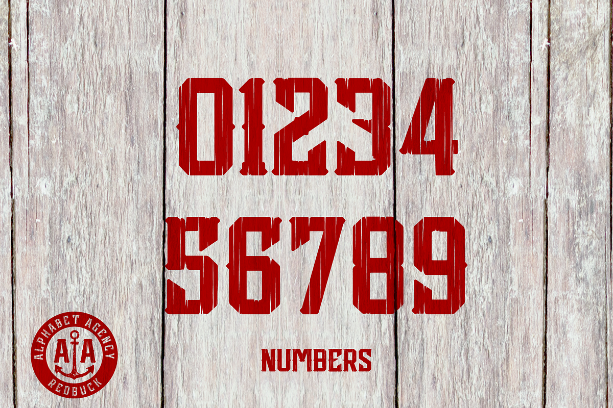 Redbuck Font, a Font by Alphabet Agency (Photo 4 of 5)