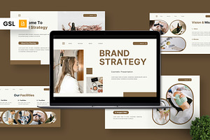 Brand Strategy - Cosmetic GSL, a Presentation Template by Deepslide Studio
