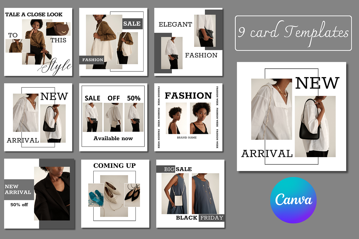 Elegant Canva IG Templates, a Social Media Template by Sparklingdesign4 (Photo 4 of 4)