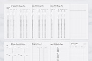 Fully Editable Budget Planner, a Stationery Template by Cuppakeri (Thumbnail 5 of 7)