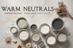 SW Warm Neutrals Home Paint Palette