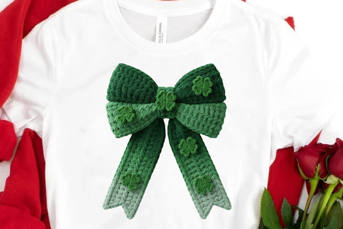 St Patrick’s Day Bow PNG, an Illustration by DreamCafeArt (Photo 3 of 8)
