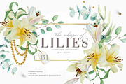The Whisper of Lilies, a Decorative Illustration by Farida Bik (Thumbnail 1 of 11)
