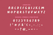 Chunky Monkey | Handwritten Font, a Font by Faber Co. (Thumbnail 3 of 6)