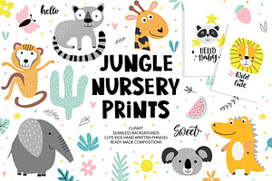Jungle nursery prints