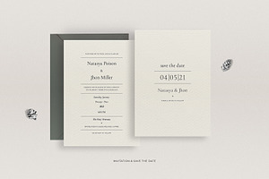 Wedding Invitation Set - Minimalist