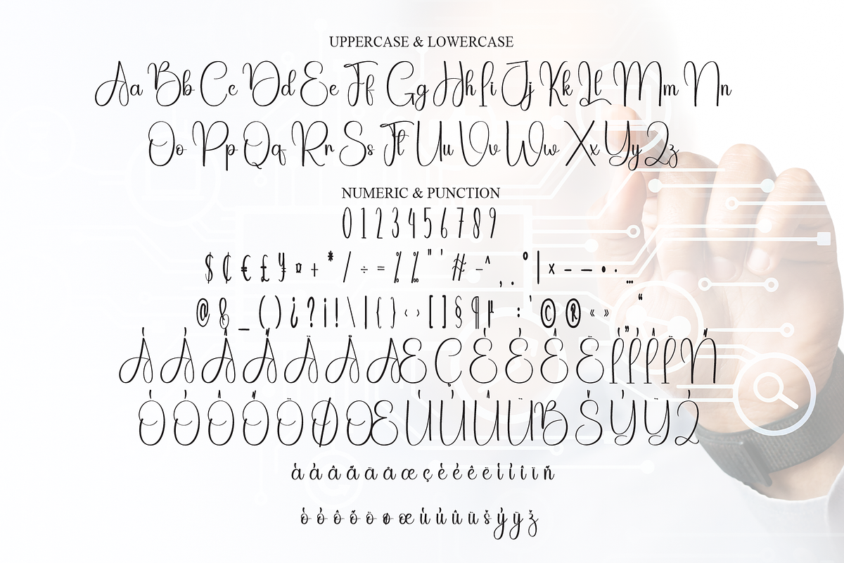 Digital | Script Font, a Handwritten Font by Scratchones (Photo 7 of 9)