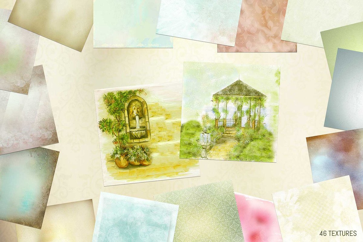 Spring Imagination Texture Set, an Illustration by Digidesignresort (Photo 2 of 7)