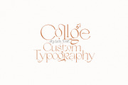 Collge Serif, a Sans Serif Font by Alcode (Thumbnail 7 of 13)