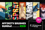 12-in-1 Affinity Brushes Bundle, a Brush Add-On by pixelbuddha.net (Thumbnail 1 of 14)