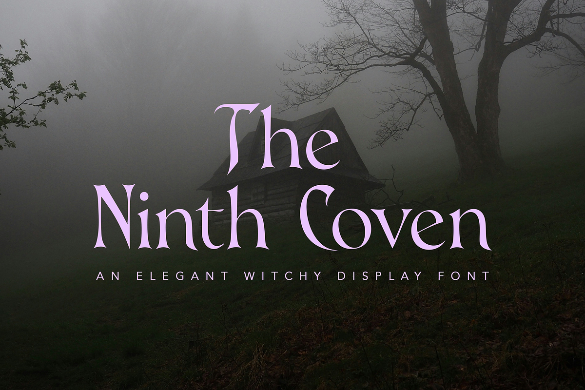 The Ninth Coven - Witchy Gothic Font, a Serif Font by gafaroff studio (Photo 1 of 8)
