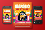 Music Festival Flyer Set, a Flyer Template by Annora Studio (Thumbnail 2 of 6)