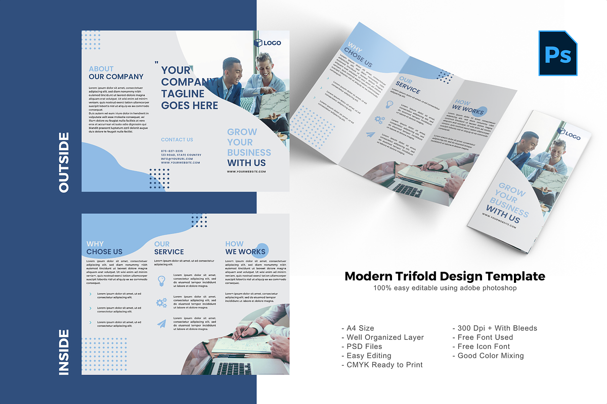 SALE | 36 BUNDLE TRIFOLD BROCHURE, a Brochure Template by rivatxfz (Photo 3 of 37)