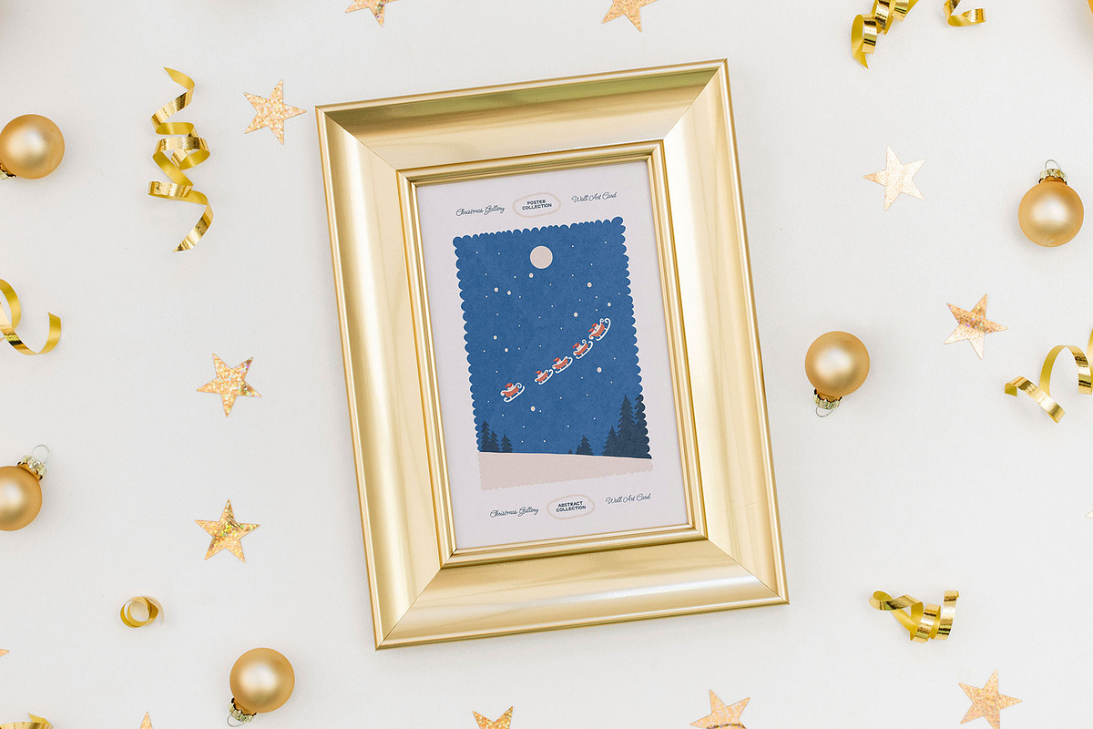 Modern Christmas.2 | WallArt Creator, an Object Graphic by Leleka.Store (Photo 19 of 20)
