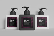 Square Pump Bottle Mockup, a Packaging Mockup by AndikaGraphic (Thumbnail 7 of 7)