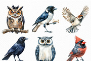 Spooky Halloween Quirky Bird Clipart, an Illustration by Craft Nest (Thumbnail 2 of 6)