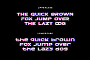 Vorcas Glitch Font, a Sans Serif Font by RantautypeStudio (Thumbnail 8 of 15)