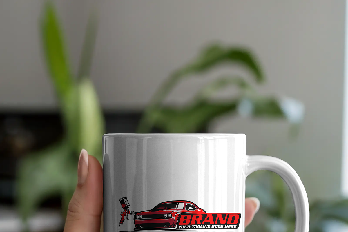 Car Painting Logo, Auto Body Shop, a Branding & Logo Template by slLametDesigns (Photo 4 of 6)