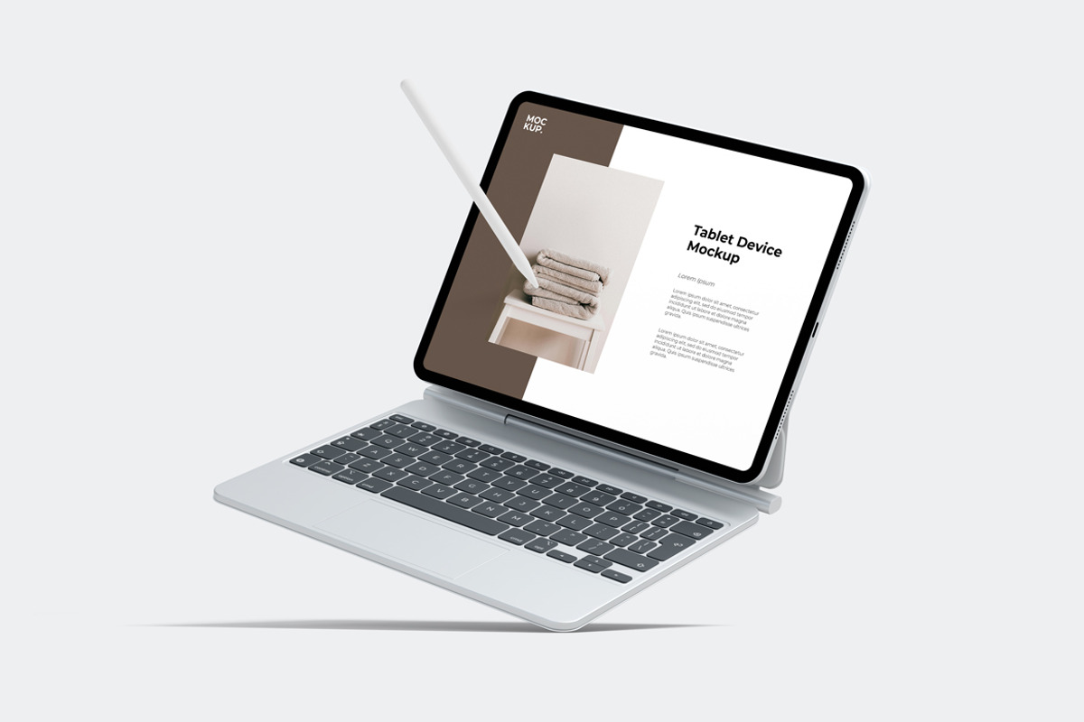 Tablet Device Mockup, an iPad Mockup by Rizky Audymas (Photo 7 of 9)