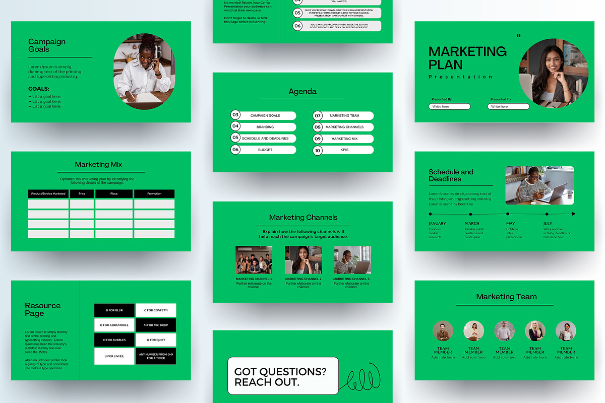 Marketing Plan I PowerPoint I Canva, a Presentation Template by FlyeredTemplate (Photo 4 of 4)