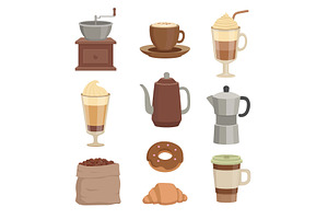 Vector Illustrations For Cafe