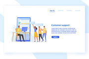 Customer support concept, a Technology Illustration by Good Studio (Thumbnail 1 of 3)
