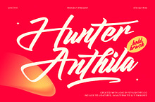 Hunter Anthila Bold Brush Font