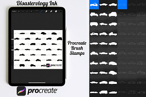 Cars Outlines & Silhouettes Set 2