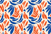 Abstract leaves, seamless patterns, a Pattern Graphic by Good Studio (Thumbnail 3 of 9)