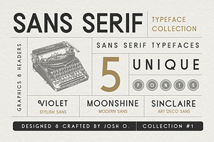 Sans Serif Typeface Collection