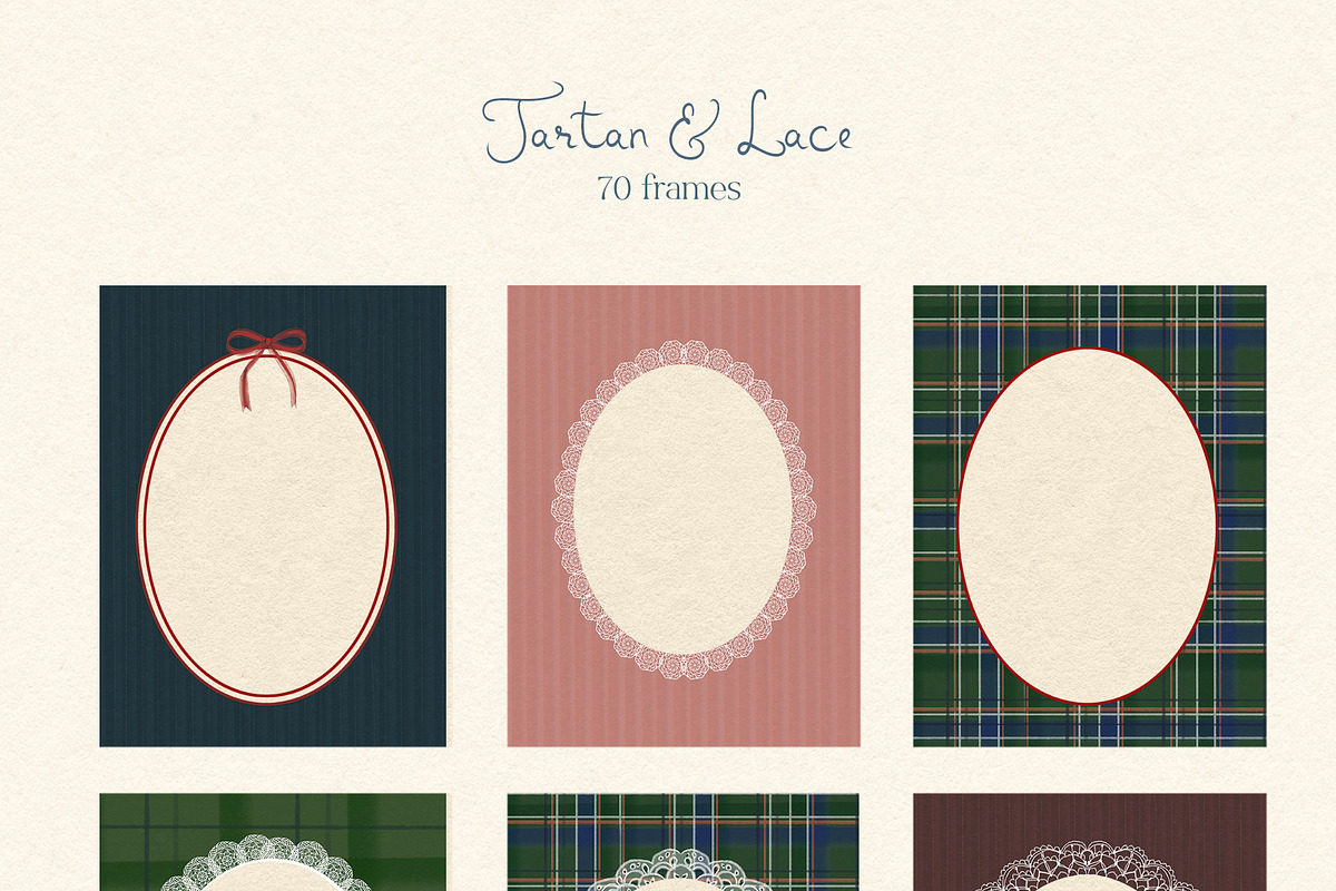 Christmas Lace Frames & Backgrounds, an Object Graphic by whiteheartdesign (Photo 3 of 18)