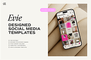 EVIE | Canva Social Media Templates, a Social Media Template by Third Ginger Studio (Thumbnail 3 of 8)