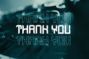 Xultrans - Techno Font, a Sans Serif Font by Dhabee (Thumbnail 3 of 7)