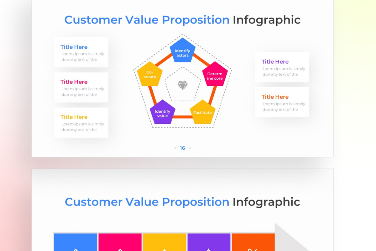 Customer Value Proposition PowerPoint - Infographic Template