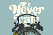 Brown Wager - Chunky Retro Bold Font, a Serif Font by Shakira Studio (Thumbnail 3 of 12)