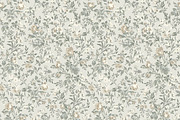 Light Sutton Blue Vintage Floral, a Pattern Graphic by Mieken Petra Designs (Thumbnail 3 of 3)