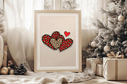 Leopard Plaid Hearts Png, an Illustration by Libby Wishes (Thumbnail 6 of 7)