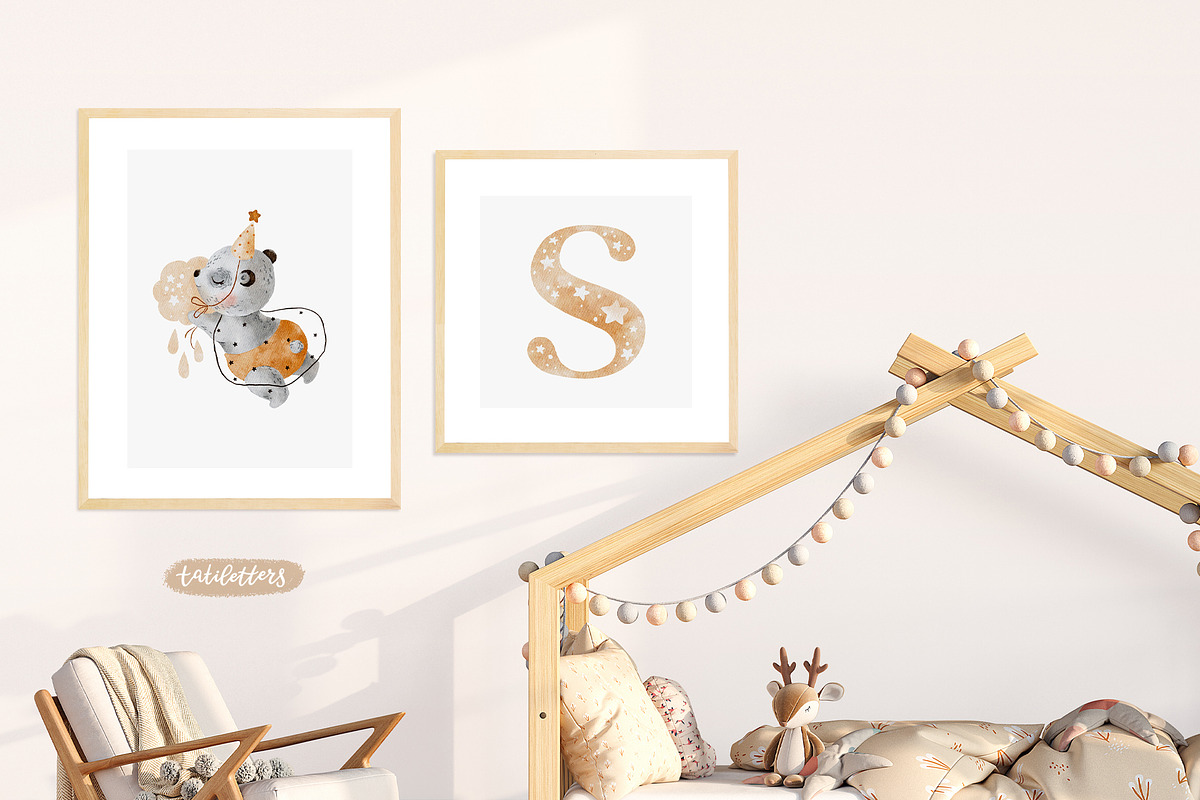 Dreamy Sleeping baby animals, an Animal Illustration by tatiletters (Photo 11 of 13)