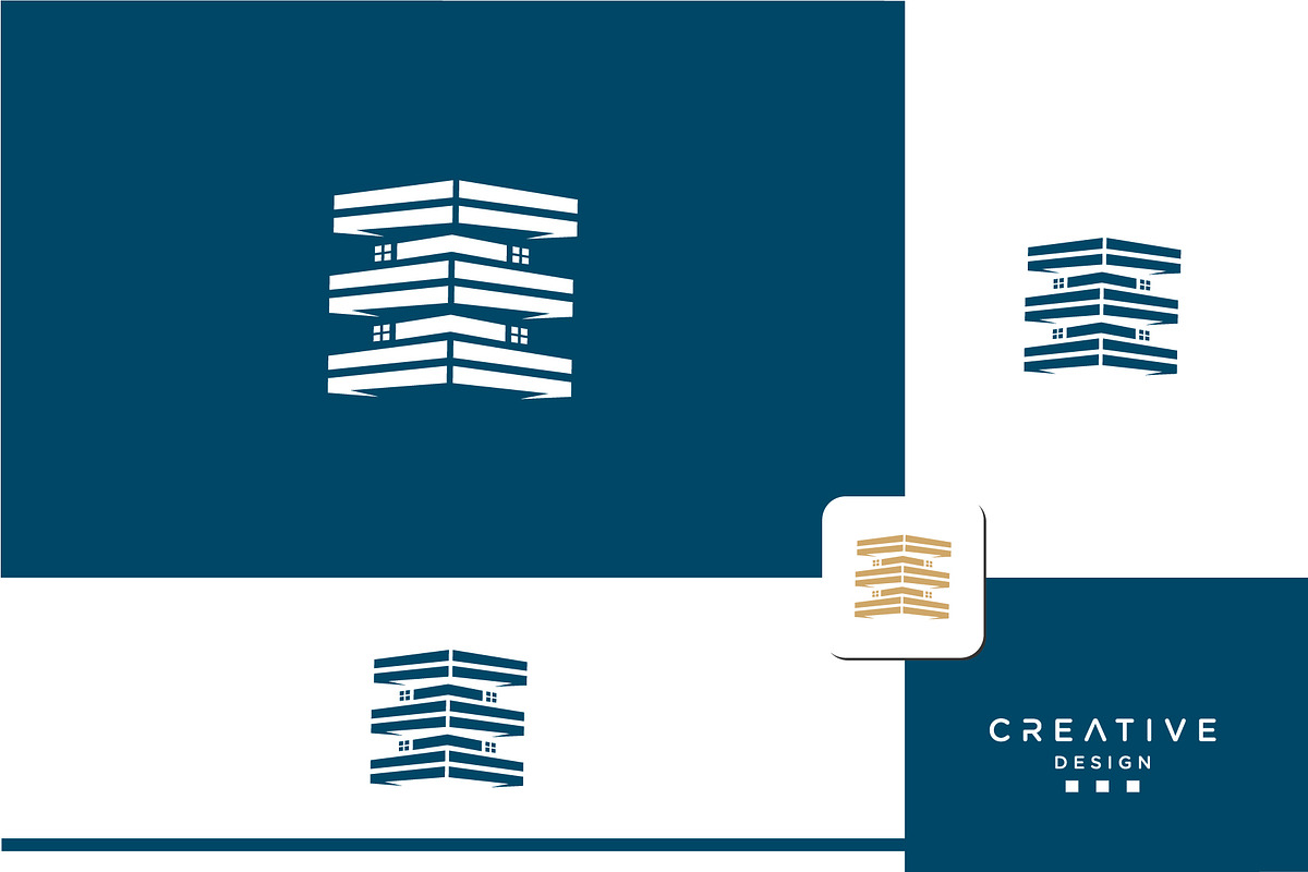 Real estate house logo design, a Branding & Logo Template by art_creater (Photo 2 of 2)