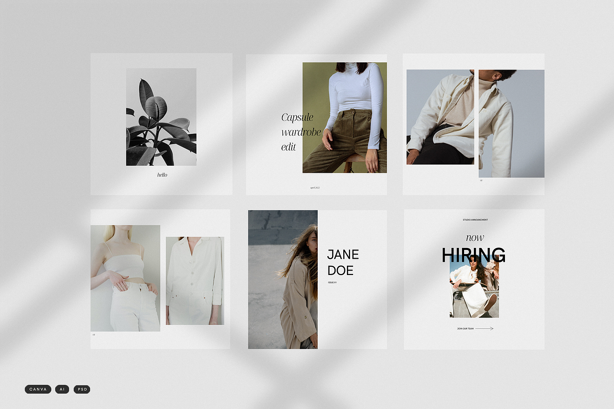 METAPHOR - Social Media Templates, a Social Media Template by GRPXSTORE (Photo 4 of 6)