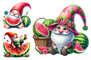 Watermelon Gnome Clipart Bundle., a Graphic by CitraGraphics (Thumbnail 3 of 3)