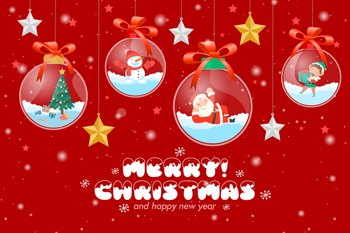 Snow Winter Decorative Font, a Font by Fox7 By Rattana (Photo 5 of 8)