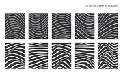 50 Abstract Wavy Vector Backgrounds, a Decorative Illustration by DESIGN BY nube (Thumbnail 4 of 7)