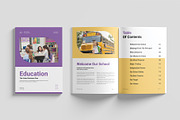 Education School Plan Template, a Brochure Template by Cleffon_Graphic_Studio (Thumbnail 2 of 9)