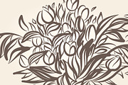Vintage GARDEN for coloring pages, a Decorative Illustration by ekaart (Thumbnail 10 of 10)