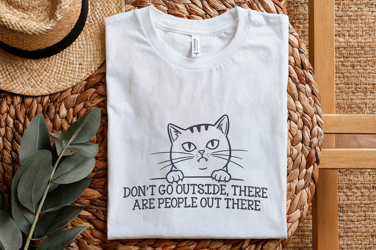 Funny Cat PNG, Black Cat Humor Tee,, an Illustration by SharpMarketplace (Photo 5 of 9)