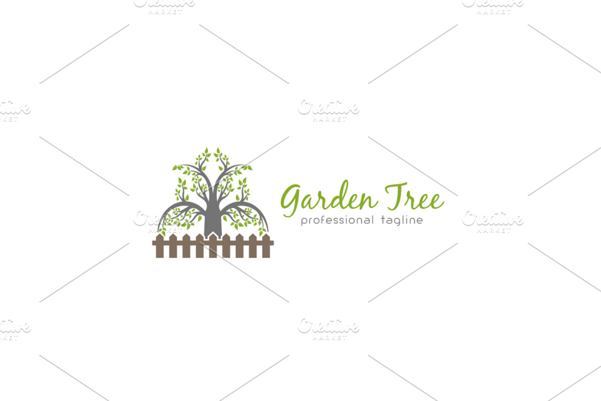 Garden Tree Logo, a Branding & Logo Template by Design_Planet