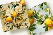 Bright Lemons Pattern Set, a Pattern Graphic by LoveDesignShop (Thumbnail 2 of 8)