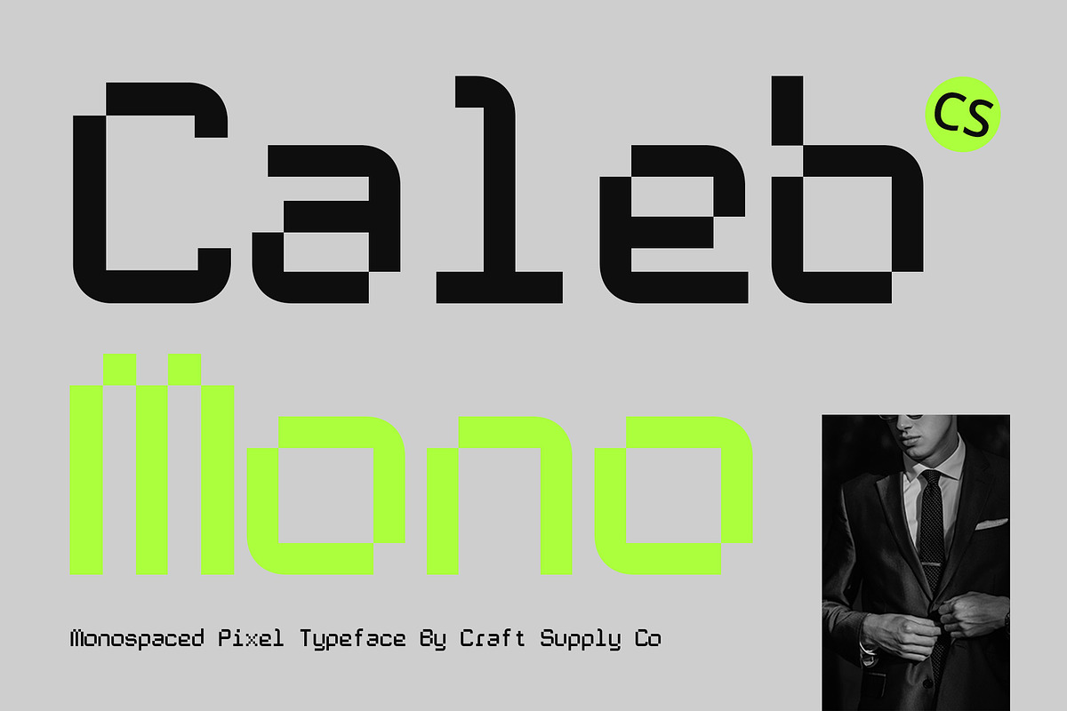 CS Caleb Mono – Monospaced Font, a Sans Serif Font by Craft Supply Co. (Photo 1 of 8)
