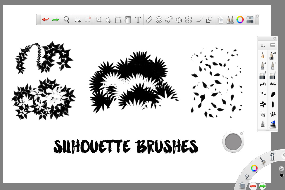 Foliage Brushes For Sketchbook Pro, a Brush Add-On by Komiksman's Digital Goods (Photo 5 of 5)